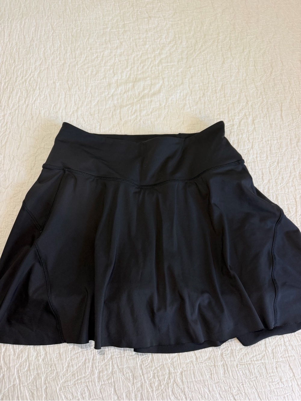 Athleta Ace Tennis 15.5" Skort Black Size M Pickleball Golf Athletic